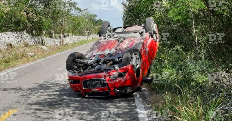 Cansahcab Se Salvan De Morir Prensados Tras Aparatosa Volcadura