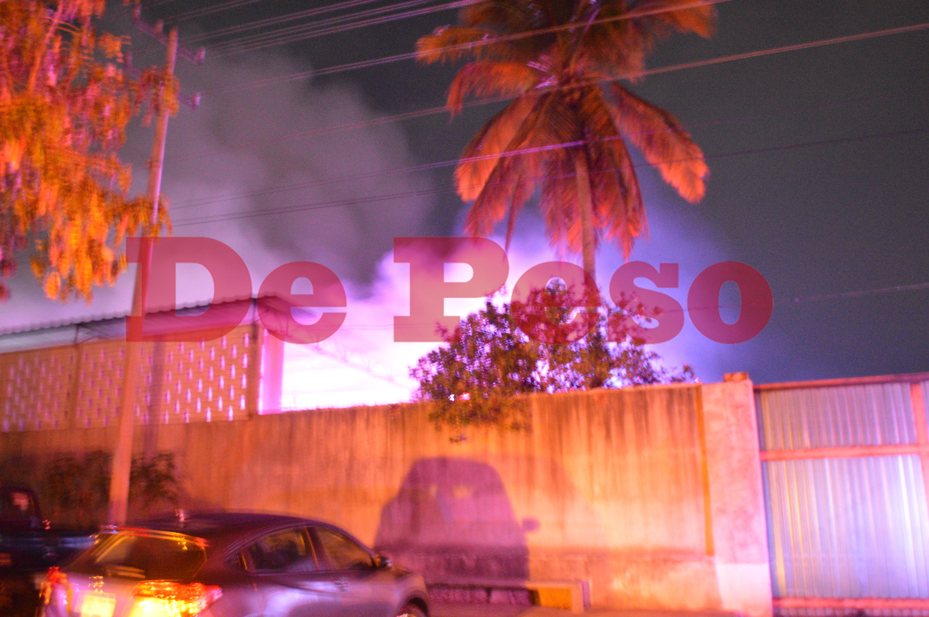 incendio en fábrica procesadora La Huesera en Umán
