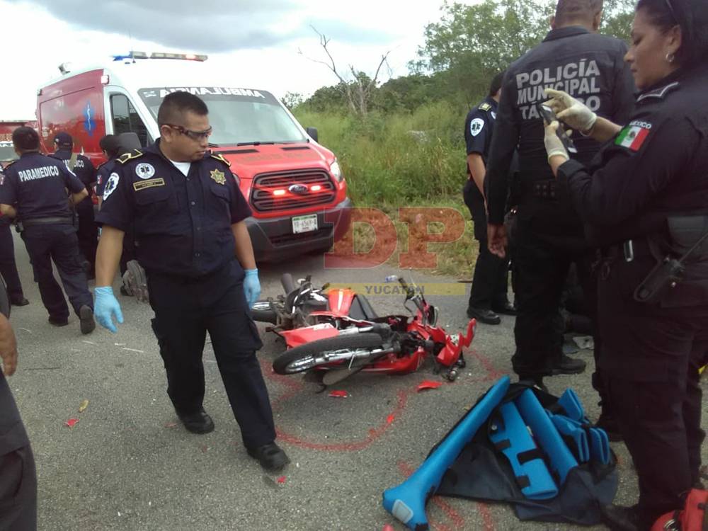 Choque de moto y mototaxi deja severamente lesionada a una niña