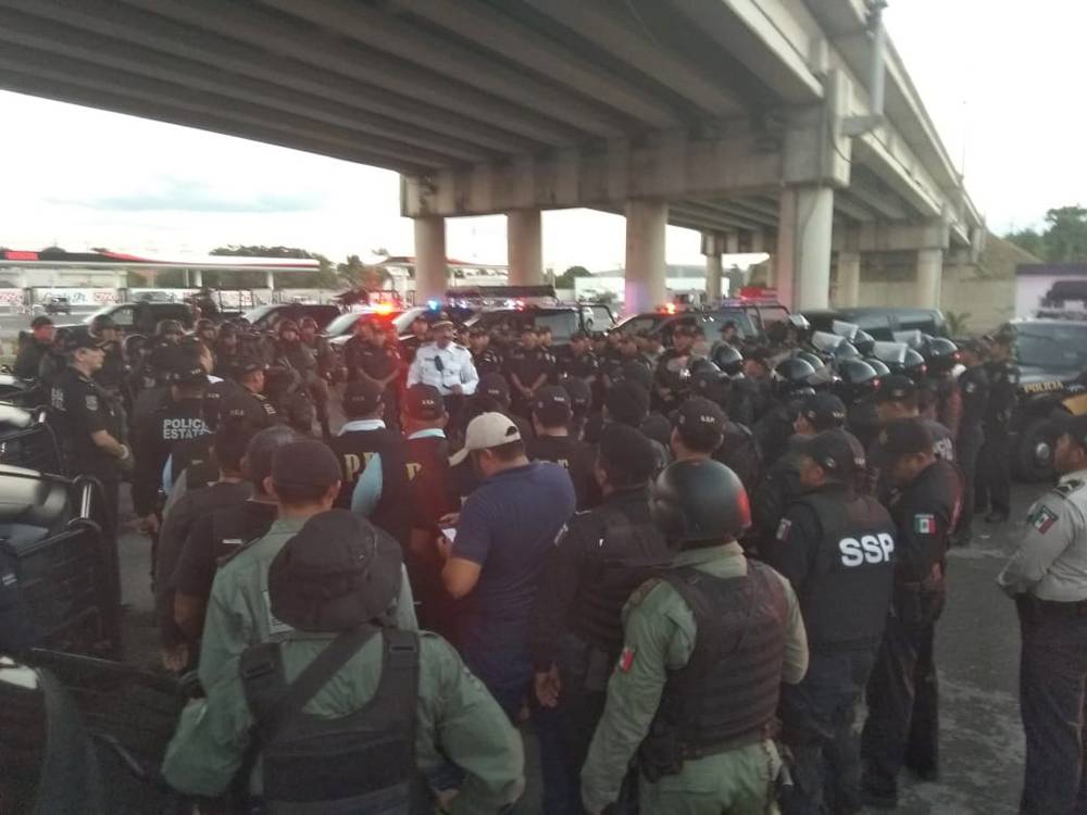100 agentes de la SSP refuerzan la seguridad en Kanasín