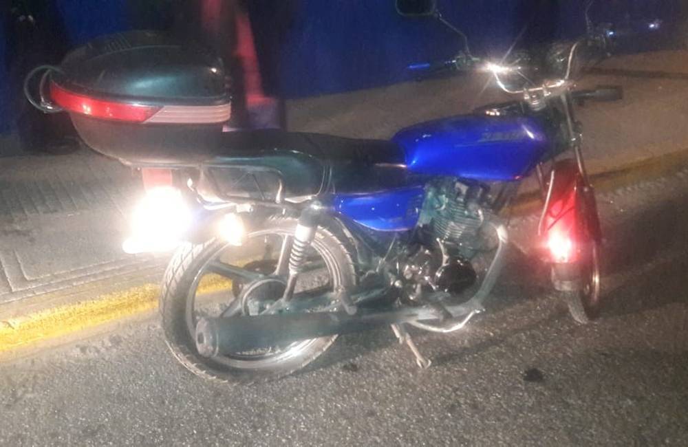 Atrapado en el momento en el que robaba una moto