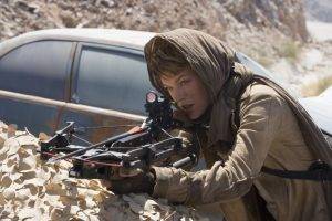 La bella Milla Jovovich en Resident Evil a la mexicana.