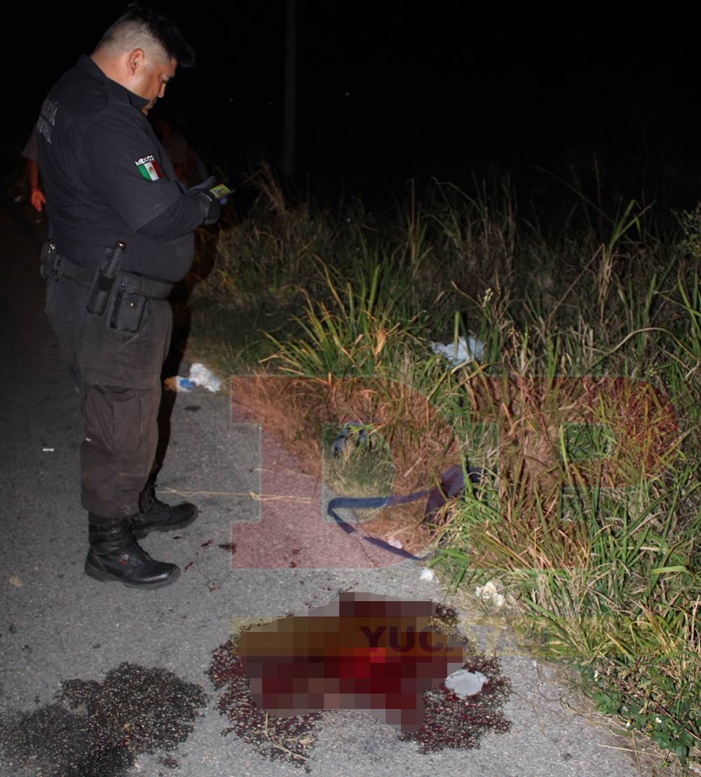 Al borde de la muerte motociclista accidentado en Motul