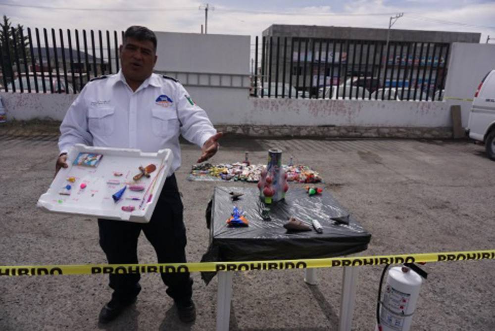 Autoridades decomisan paletas 'Payaso' explosivas