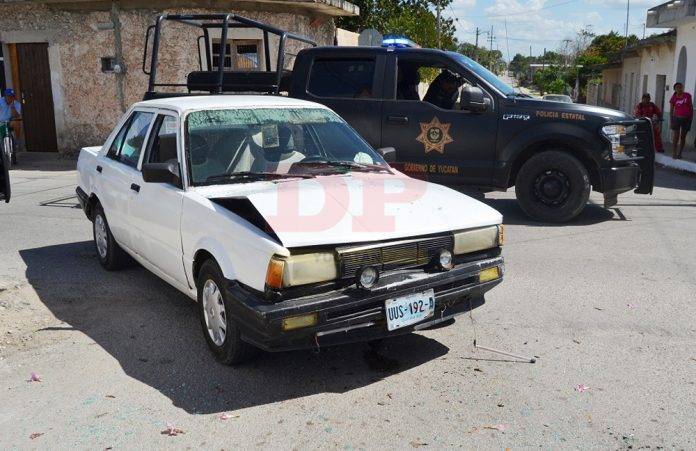 Choque de compactos manda al hospital a un bebé Choque de compactos manda al hospital a un bebé
