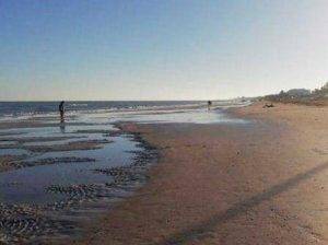 Esta mañana en Progreso se observó el inusual fenómeno de marea baja. (Break Mérida)