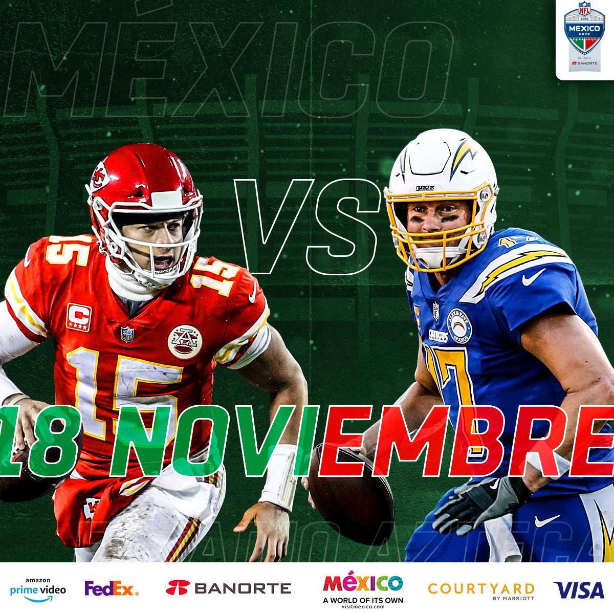 Confirman fecha para 'tutis' de NFL en México De Peso Yucatán