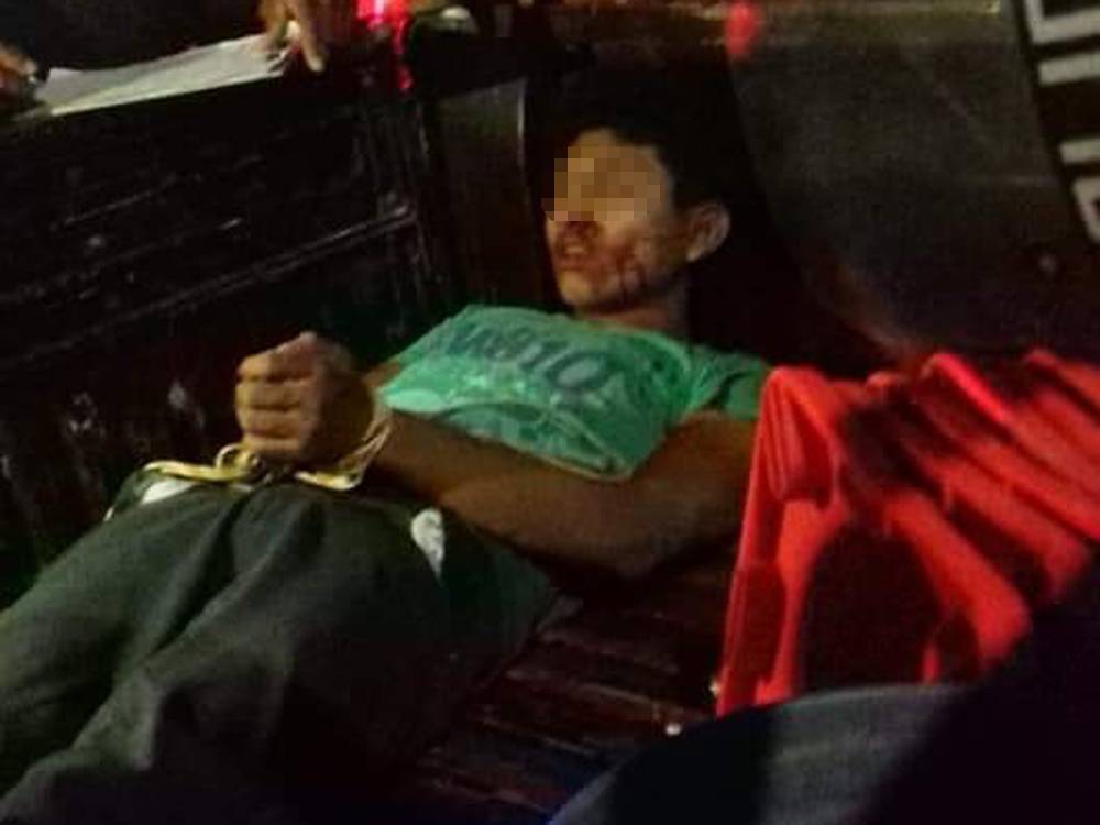 Sorprenden a ladrón en Mulchechén y casi lo linchan