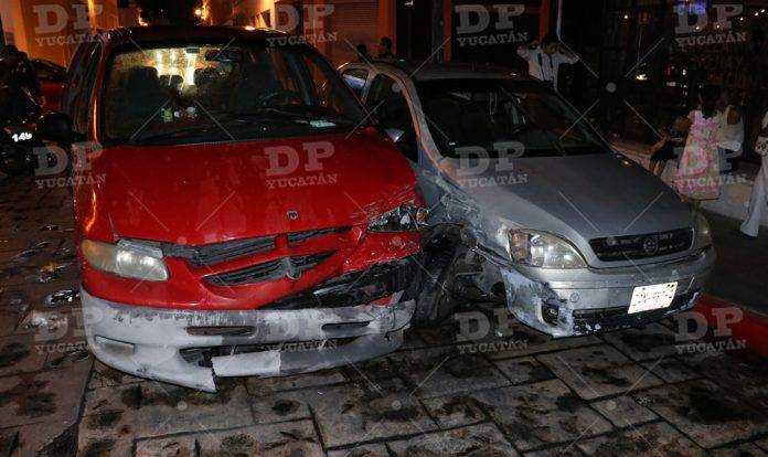 Huyen luego de causar fuerte choque en el Centro