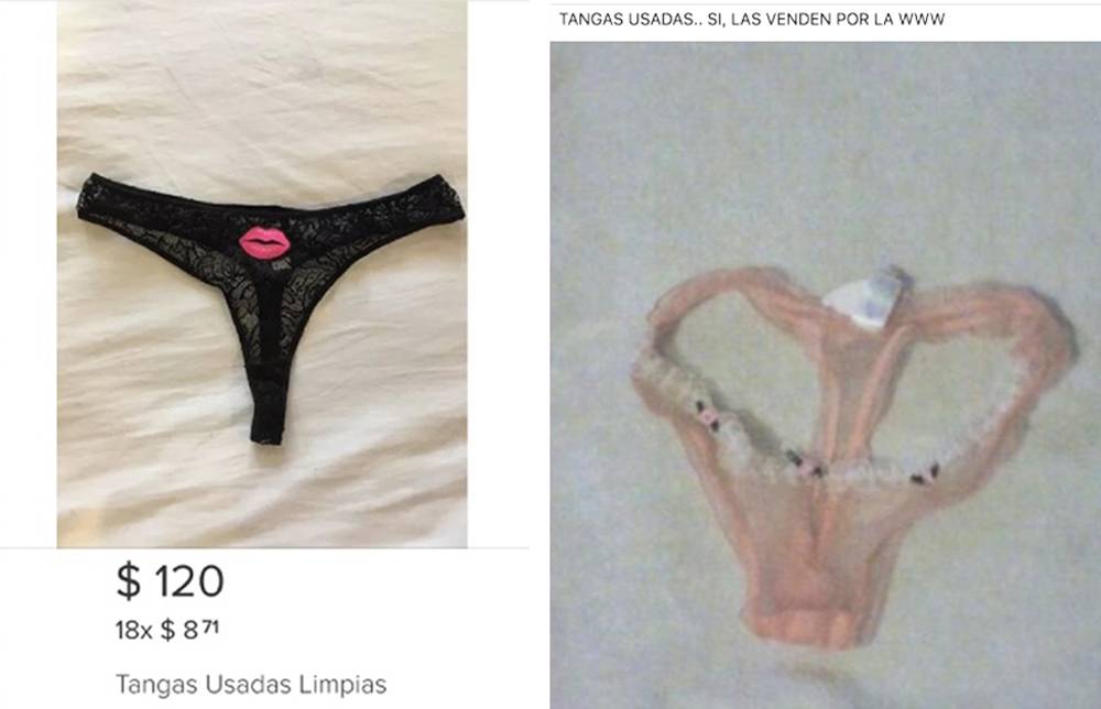 La nueva tendencia en Facebook vender tangas usadas