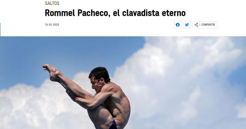 Rommel Pacheco es portada digital de Olímpicos de Tokio ...